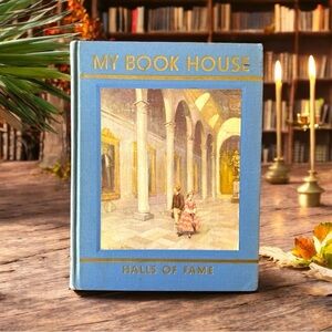 VINTAGE 1937 Halls of Fame of My Book House - Childhood Biographies of Authors